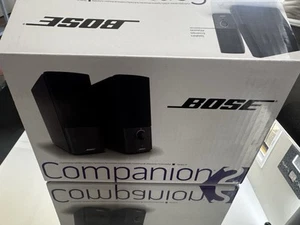 Haut-parleurs multimédias Bose Companion 2 Series III pour PC portable bureau audio - Photo 1/3