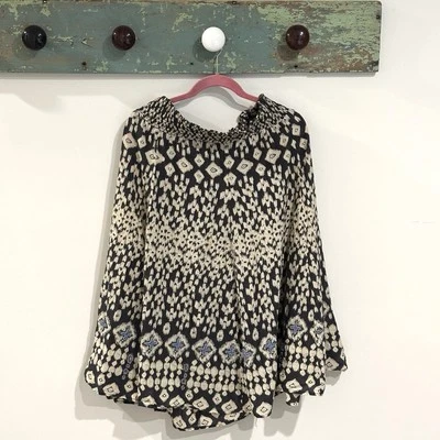 Saia Completa Multicolorida Boho Frisada Midi Multicolorida Média - Imagem 1 de 4