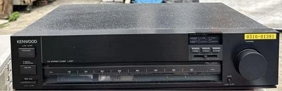 KENWOOD L-03T FM Stereo Tuner Black Tested Used Japan - Image 1 of 4