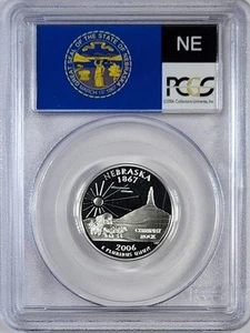 2005 - S Silver Washington Quarter - Minnesota - PCGS PR69DCAM - Flag Series - Picture 1 of 2