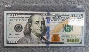 US $100 Federal Reserve Note UNC 2013 99.12% Coolness LB86999988 Trinary - Picture 1 of 2