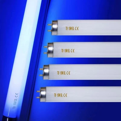 18 Inch 15 Watt U V/A Black Light Bulb F15T8/BL Replacement T8 BL Fluorescent... - Image 1 of 4