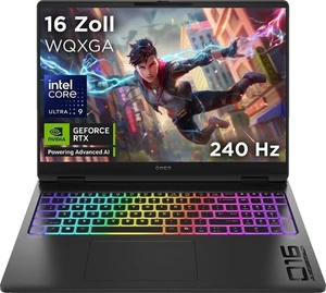 HP OMEN MAX Gaming Laptop 16" 1TB 32GB RTX 5080 i9 - 16-ah0793ng | 19% MwSt. NEU - Bild 1 von 4