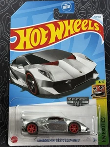 Hot Wheels Zamac Lamborghini Sesto Elemento WHEEL SWAP WITH REAL RIDERS 4️⃣ - Picture 1 of 12