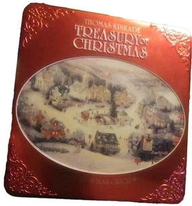 2006 Thomas Kinkade Treasury of Christmas 3 CD Tin Set. CD'S Only NO Post Cards - Picture 1 of 11