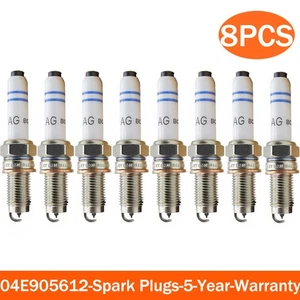 8x 04E905612 For VW Jetta Audi A3 1.4L Iridium Spark Plugs New - Picture 1 of 5