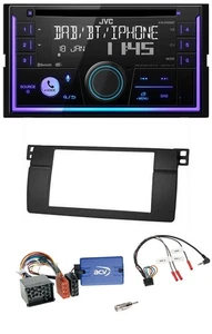 JVC Lenkrad USB 2DIN DAB Bluetooth CD Autoradio für BMW 3er E46 00-06 Profi - Bild 1 von 10