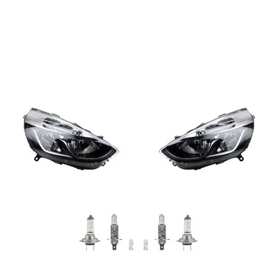 Scheinwerfer Set passend für Renault Clio 11/12-08/16 + Leuchtmitt. links rechts - Bild 1 von 4