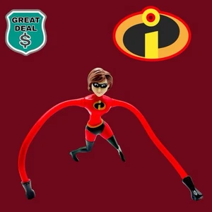 Disney McDonalds 2004 The Incredibles ELASTIGIRL Bendable 4.5'' Action Figure! - Picture 1 of 6