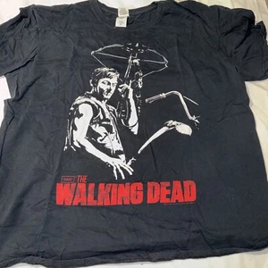LN Walking Dead Daryl Dixon Crossbow XL T-Shirt size 2XL Mens AMC 2014 Zombies - Picture 1 of 3
