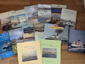 14 X BOOKS ON CLYDE STEAMERS \ STEAMERS- FREEPOST UK - Picture 1 of 16