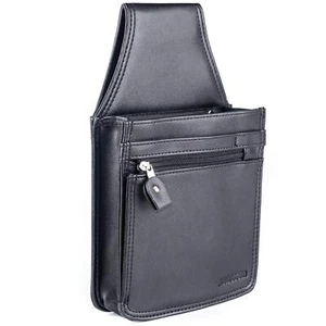 Server Side Pouch - Faux Leather Utility Apron Belt for Cash & Coins - Waitre... - Picture 1 of 9
