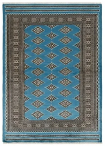 Alfombra Oriental Pakistán Anudada a Mano 190 x 137 cm - Fina, Alfombra, Alfombra, Bokhara,... - Imagen 1 de 14