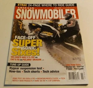 American Snowmobiler November 2008 Ski-Doos MXZ X E-Tec, CAT F6, Polaris Dragon - Picture 1 of 1