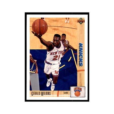 1991 Upper Deck Gerald Wilkins Basketball Cards #234 - Image 1 of 3