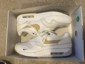 Nike Air Max 1 By You White Black Tan Men’s Size 10.5 FJ8893-900 New - Picture 1 of 2