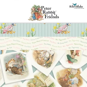 Peter Rabbit & Friends by Beatrix Potter Riley Blake BTY or Panel Your Choice - Picture 1 of 8