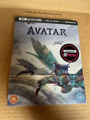 Avatar (2009) HMV Exclusive 4K UHD Blu-Ray SteelBook NEW & SEALED James Cameron - Image 1 of 4
