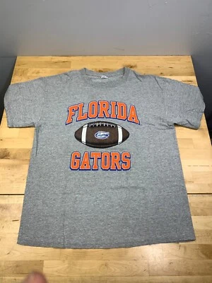 Vintage Florida Gators Shirt Mens L Gray College Football Y2K Short Sleeve 11453 - Image 1 of 4