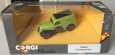 Corgi Toys No D980/1 Ford Popular Van (S.A.Peacock Haulage)Mint Boxed Made 1986 - Image 1 of 4
