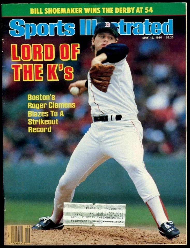 Sports Illustrated May 12, 1986 Boston Red Sox Roger Clemens - Image 1 of 1