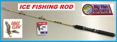 EAGLE CLAW BRAVE EAGLE 3' Ice Fishing Spinning Rod #BRV202-3 FREE USA SHIP! - Image 1 of 4