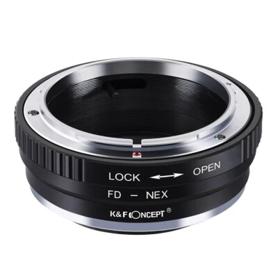 K&F Concept Adapter for Canon FD Lens to Sony E Mount Camera NEX A7R  A7  NEX-5R - Image 1 of 4