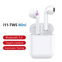 i11 TWS Wireless Earphone Mini Bluetooth 5.0 Earbuds Stereo Sport Headset Mic Co