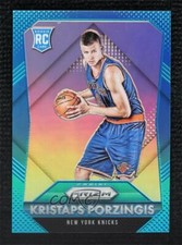 2015 Panini Prizm Rookies Light Blue 114/199 Kristaps Porzingis #348 Rookie RC
