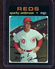 1971 Topps Baseball #688 Sparky Anderson, Cincinnati Reds, HOF, High Number, NM!