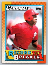 1990  Topps #6 Vince Coleman St. Louis Cardinals