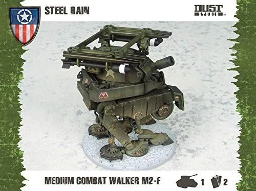 Dust Tactics Allies D502 Medium Combat Walker M2-F Steel Rain Mech Tank Mini NEW - Image 1 of 1