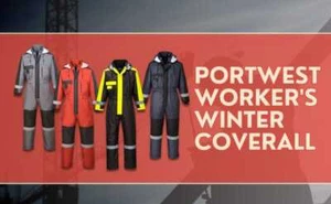 Mono de invierno Portwest S585, M, gris aislado ropa de trabajo traje de caldera - Imagen 1 de 10