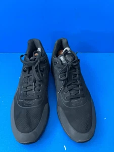 Mujer Talla 11 Nike Air Max 1 Ultra Moire Triple Negro Entrenadores 704995-003 - Imagen 1 de 6