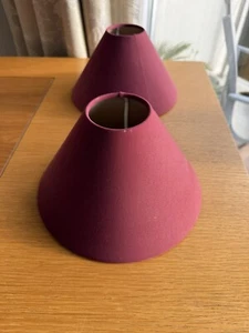 Smart Laura Ashley burgunderfarbener Coolie Lampenschirm 25 cm Durchmesser max. - Bild 1 von 5