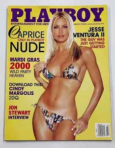 Playboy Magazine Playmate Nicole Lenz, Cindy Margolis March 2000 - Picture 1 of 4