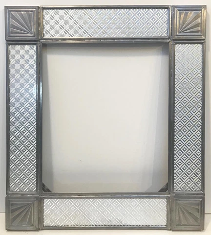 SUMMER SALE NOW  NM Tin Mirror  ROBERT WOODMAN 'Mirror Removed', 20.5" x 18.5" Cover