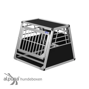 N19 Trasportino per Cane Gitterbox Alluminio Scatola Cani Alubox Auto - Foto 1 di 7