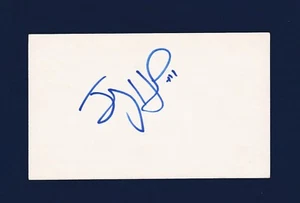Jeff Hackett signed hockey index card - Picture 1 of 1