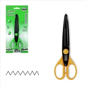 forbice taglio a zig zag cm 17,5 per bambini scuola carta cartoncino  - Foto 1 di 3