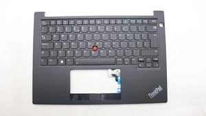 Genuine UK Palmrest with Keyboard 5M11L92594 for Lenovo ThinkPad E14 Gen 5 - Afbeelding 1 van 6
