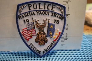 tribal indian patch POLICE PASCUA YAQUI TRIBE ARIZONA TUCSON 1978 - Bild 1 von 1