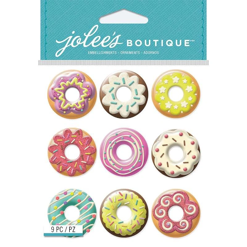 Pegatinas dimensionales Jolee's Boutique Donuts Foto 1 de 1