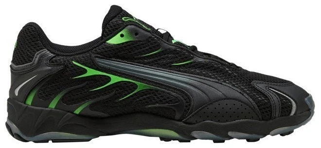 Size 11 - Puma Inhale Black Green Glare