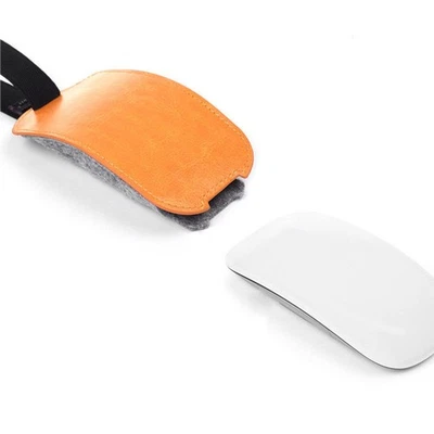 Classic PU Leather Storage Case Protective Cover Bag Pouch For Magic Mouse 2 - Image 1 of 4