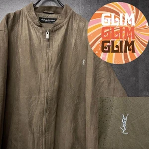 Yves Saint Laurent Men's Suede Blouson in Beige - Picture 1 of 11
