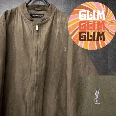 Yves Saint Laurent Men's Suede Blouson in Beige - Image 1 of 4