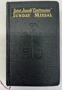 St. Joseph Continuous Sunday Missal 1961 Latin/English Confraternity Version - Picture 1 of 10