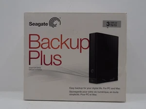 Seagate Backup Plus 3TB Desktop External HDD Drive New Factory Sealed - Picture 1 of 5