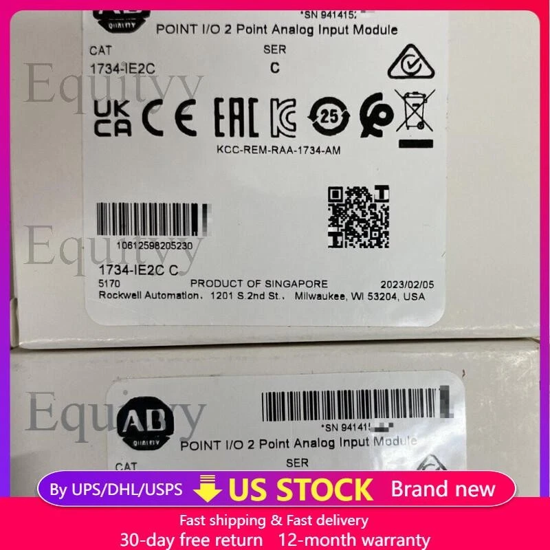 1734-IE2C Allen-Bradley Input Module POINT I/O, Analog New Sealed - US Free Tax - Image 1 of 1
